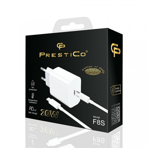 LAD.SIEC.PRESTICO F8S USB C+C2L 20W PD