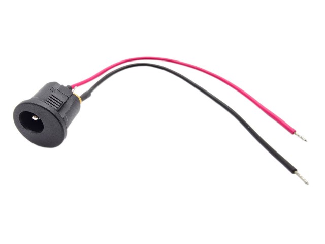 GNIAZDO DC 2.1/5.5 OBUD D-12 PRZEW 10CM GNIAZDO DC 2.1/5.5 OBUD D-12 PRZEW 10CM
